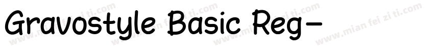 Gravostyle Basic Reg字体转换